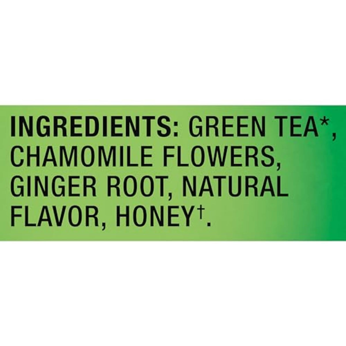 Lipton Honey Ginger Green Tea Bags, 120 Count (20 Count 6-Pack)