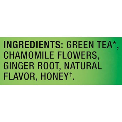 Lipton Honey Ginger Green Tea Bags, 120 Count (20 Count 6-Pack)
