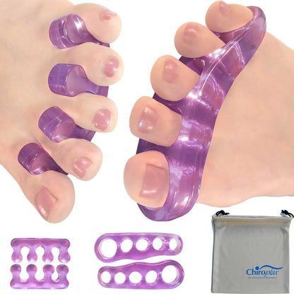 Chiroplax Gel Toe Separators Stretchers Spacers Bunion Tailor's Relief