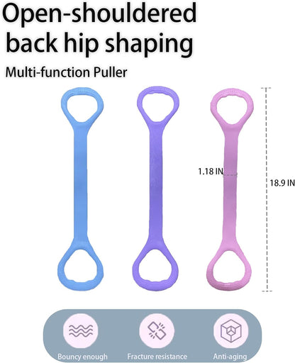 Figure 8 Fitness Resistance Bands with Handles for Working Out