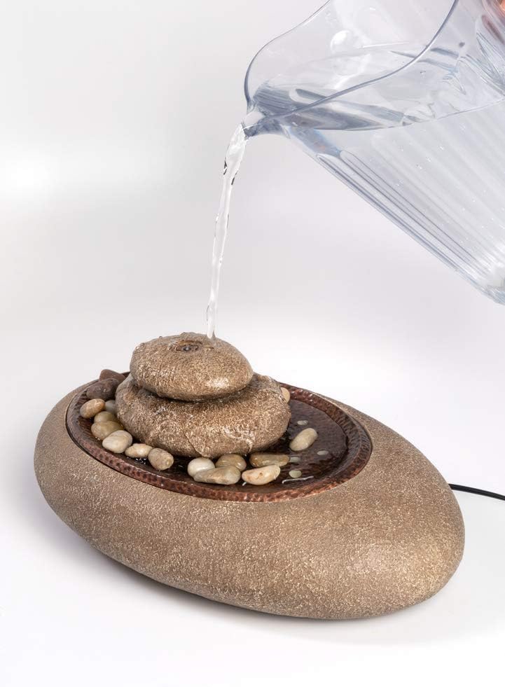 Homedics Mirra Oceanside Relaxation Fountain - Serene Decorative Home Decor