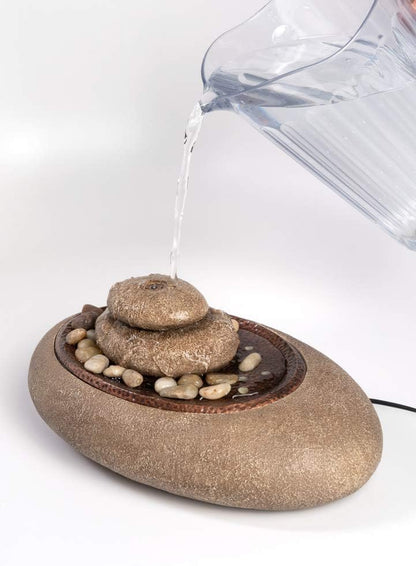 Homedics Mirra Oceanside Relaxation Fountain - Serene Decorative Home Decor