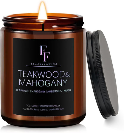 Scented Candles for Home Scented Aromatherapy Candles, 4 Pack 28 Oz Soy Wax Candle Gift Set Valentine's Day Gift for Women Men (Lavender/Vanilla//Sandalwood Rose/Moroccan Amber)