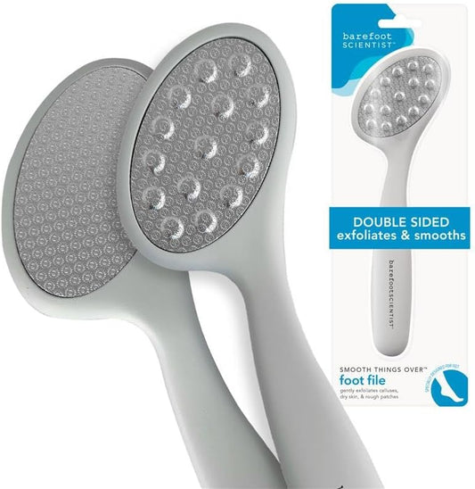 Barefoot Scientist Smooth Things Over Stainless Steel Pedicure and Foot File for Exfoliation, Pumice Alternative for Smooth Feet and Heels