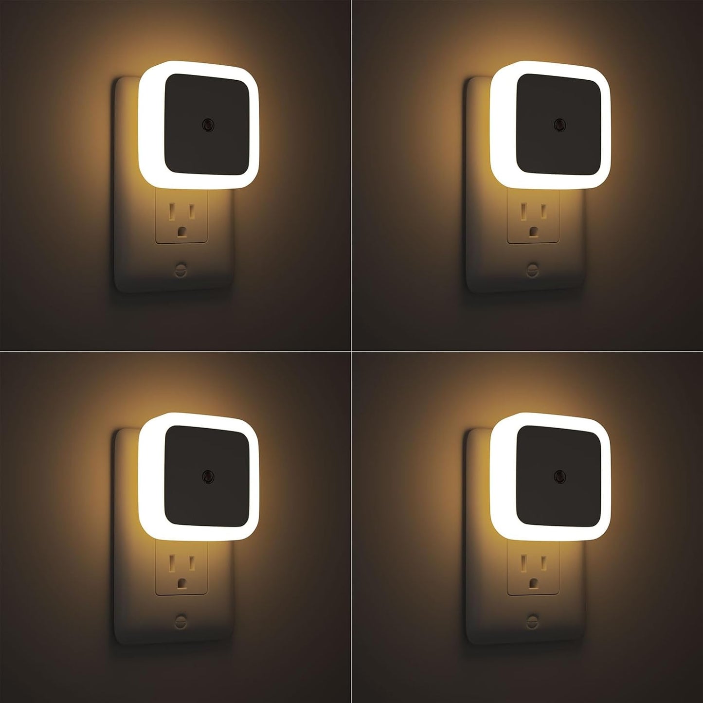 Sujeet Night Light, Night Lights Plug into Wall,Nightlight Plug in Night Light, Dusk to Dawn Night Lamp Led Night Lights for Adults Bedroom, Bathroom, Hallway (Amber)