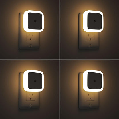 Sujeet Night Light, Night Lights Plug into Wall,Nightlight Plug in Night Light, Dusk to Dawn Night Lamp Led Night Lights for Adults Bedroom, Bathroom, Hallway (Amber)