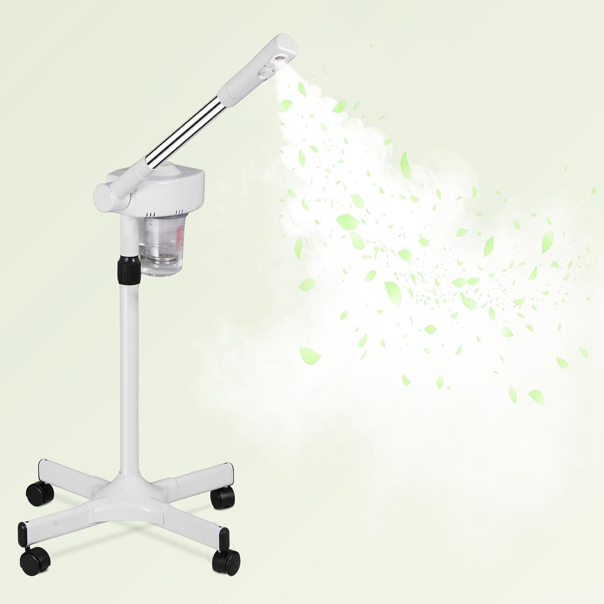 Nova Microdermabrasion Professional 2 in 1 Facial Steamer for Face Deep Cleaning Ozone Face Steamer with 5X Magnifying Lamp Hot Mist Function for Salon Spa Home Beauty Equipment