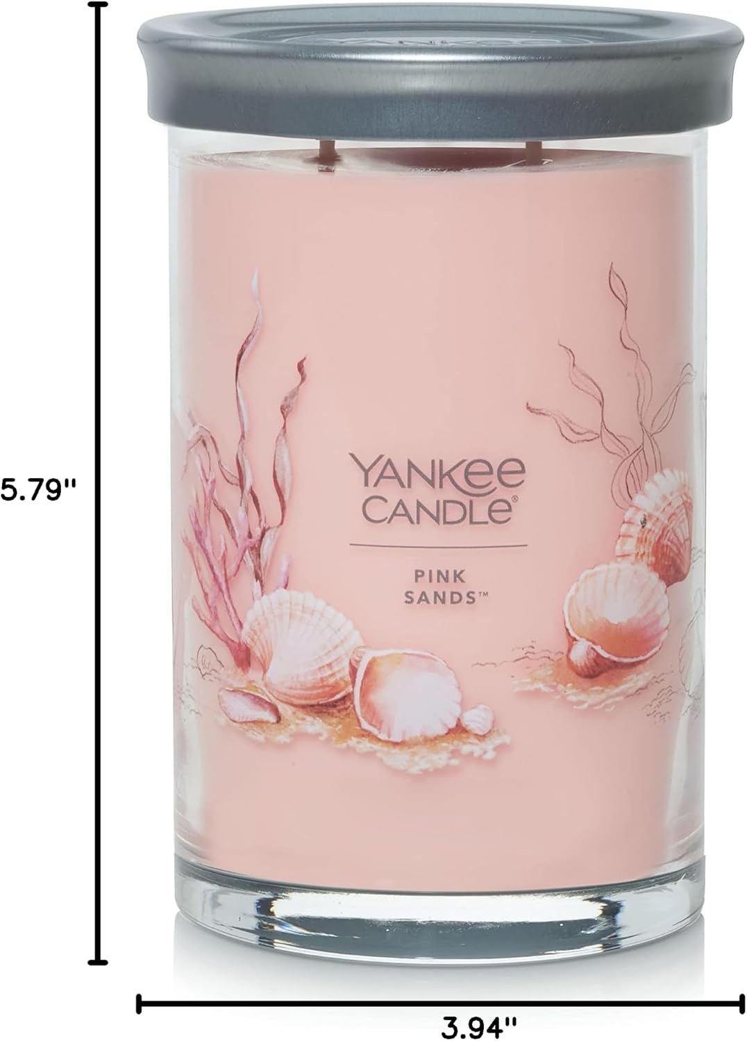 Yankee Candle Sage & Citrus, Scented Candle, 14.5oz 3-Wick Candle Jar with up to 40 Hours Burn Time, Giftable