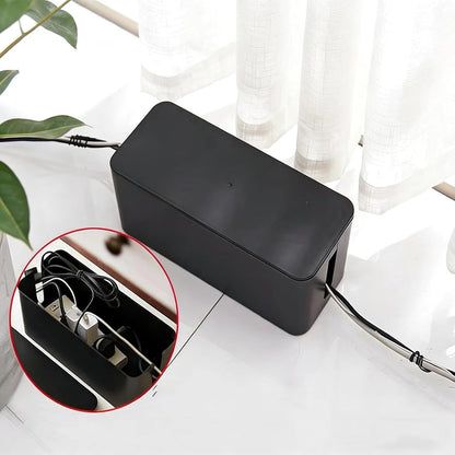 Cord Organizer Box Cable Management Hide Power Strips & Cords