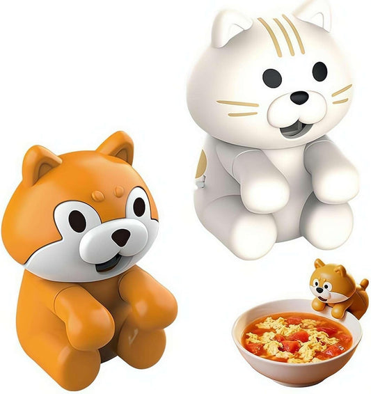 Cooling Clip-On Mini Fan for Cup & Bowl, Cute Animal Fans Coffee Chiller