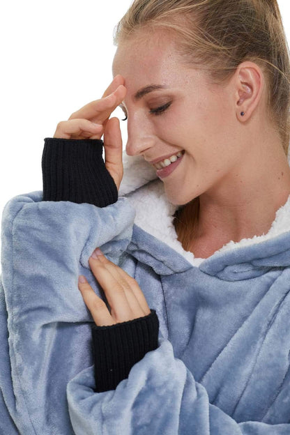 Aemicion Strawberry Blanket Hoodie,Oversized Sherpa Wearable Hooded Blanket,Warm Cozy Sweatshirt Gifts for Women Girls Adult
