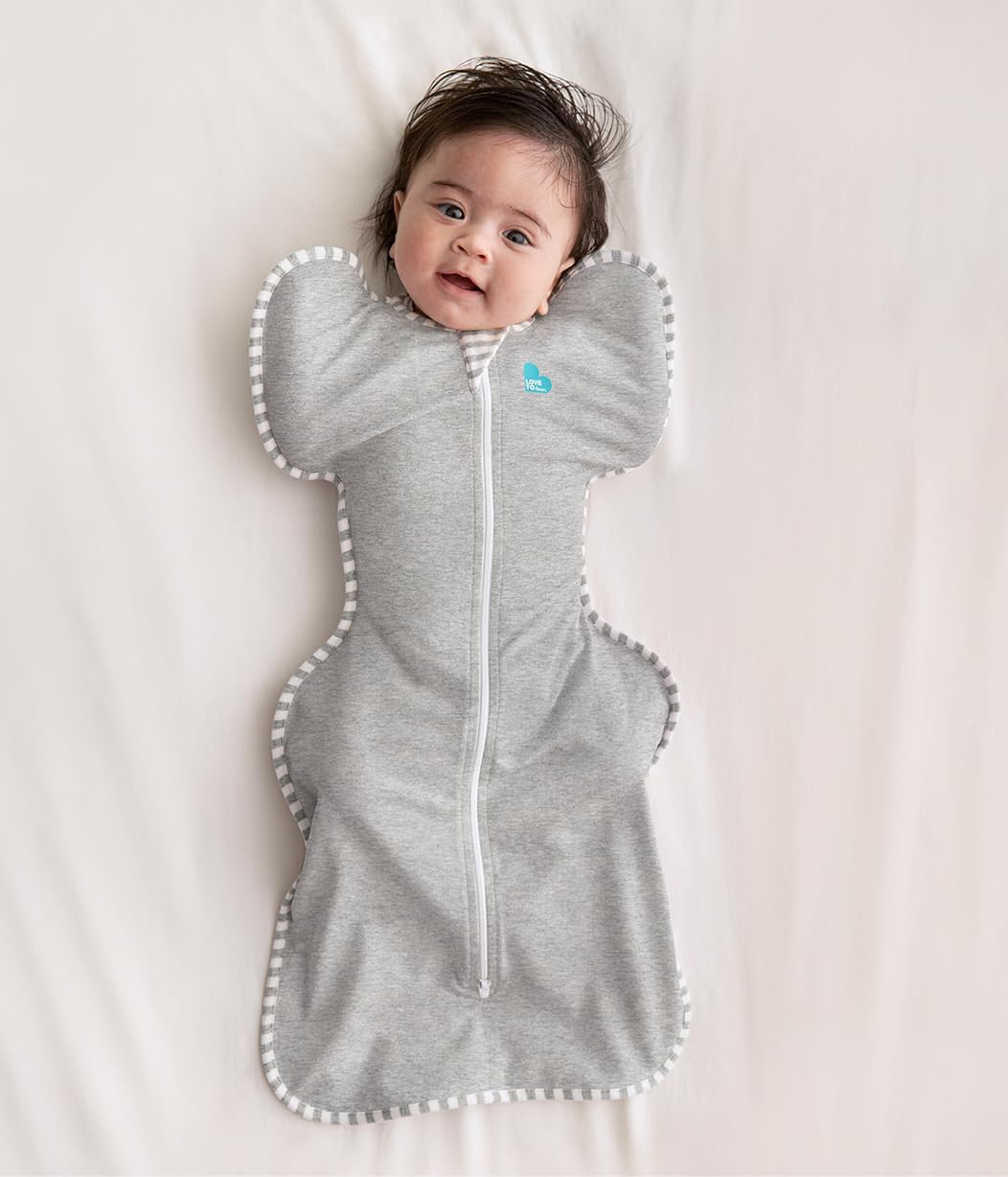 Love to Dream Swaddle UP, Baby Sleep Sack, Self-Soothing Swaddles for Newborns, Get Longer Sleep, Secure Fit Helps Calm Startle Reflex, New Born Essentials for Baby, 1.0 TOG, 13-19 lbs, Deep Olive