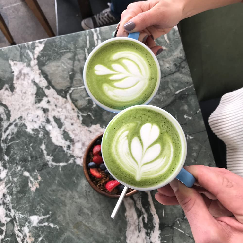 Tenzo Matcha Green Tea Powder, Organic Cafe Sweetened Matcha Latte Green Tea Powder, Ceremonial Barista Crafted Mix - Authentically Japanese - Matcha Latte Mix (35.27 Ounce)