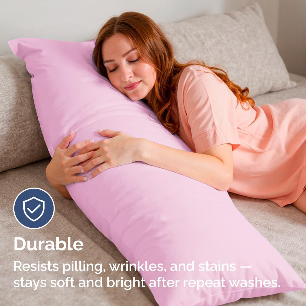 Standard Pillow Cases Set of 10 - Ultra Soft Hotel Quality Pillowcase Covers - Comfy, Cozy & Wrinkle Free - Shrink, Stain and Fade Resistant - Machine Washable Pillow Protectors - 10 Pcs Set - White - Colors A
