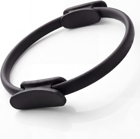 Pilates Ring 14 Inch – Fitness Circle for Core & Thigh Workout, Medium Resistance Exercise Ring with Non-Slip Handles, Pilates Ring for Home Gym & Full Body Toning