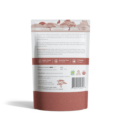 Da Hong Pao Oolong Tea Bags - Fujian Wuyi Rock Oolong Tea Dahongpao Big Red Robe - High Mountain Roasted Wu Long Tea