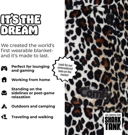 THE COMFY Dream | From Shark Tank | Patented | No Sherpa | Light Wearable Blanket Hoodie | Gift for Women & Men | One Size