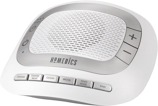 Homedics SoundSleep Rejuvenate White Noise Portable Sleep Machine