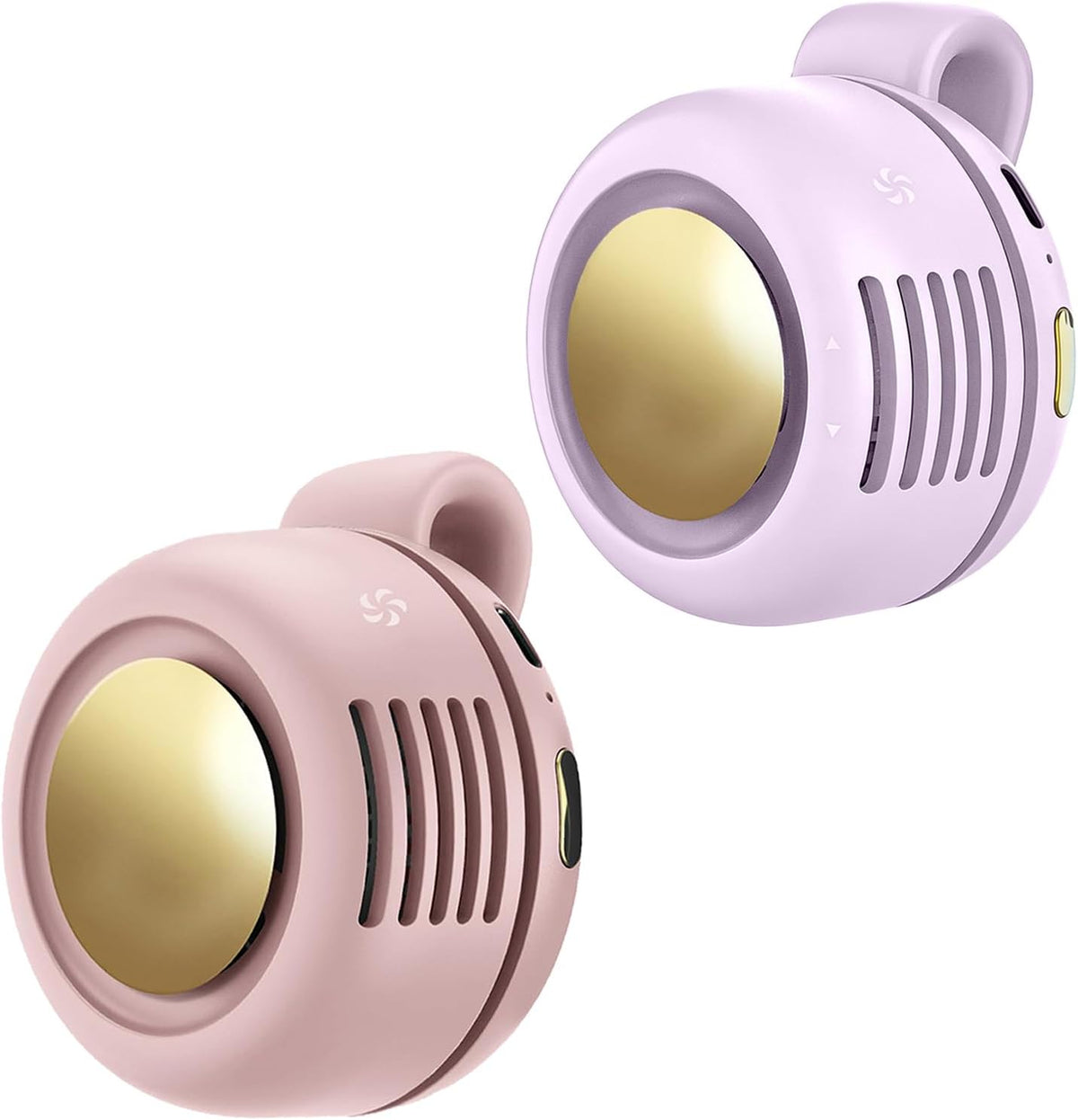 Portable Clip-On Fan, Mini USB Rechargeable 360° Rotatable Fan, Personal Fan 3-Speed Silent Mini Bladeless Fans (White)