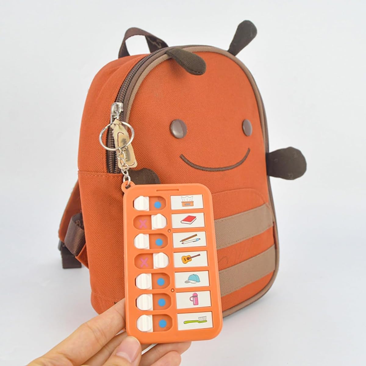3 Pcs Chore Planning Chart Key Chains Chore Schedule Key Rings Daily Weekly Memo Checklist Boards for Kids Adults Habit and Behavior Planner Tracker