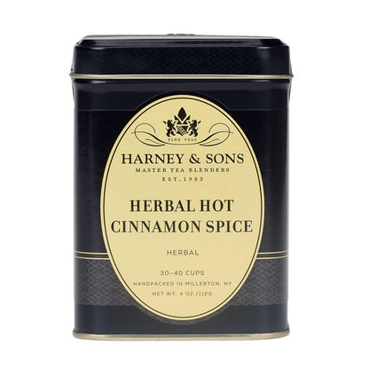 Harney & Sons Herbal Hot Cinnamon Spice Rooibos Tea Tin, 4 oz