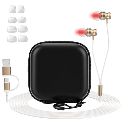 Upgraded 2-in-1 Red Light Device for Ears & Nose, 660nm Red Light & 810nm Near Infrared, Portable Wearable Care Tool for Ear & Nasal Comfort, Relaxation & Daily Wellness