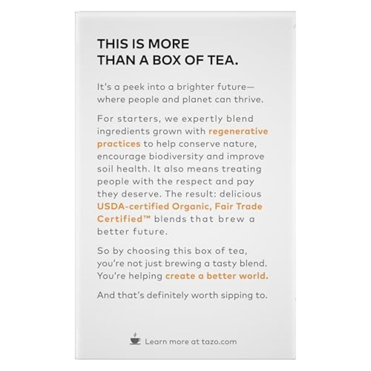 TAZO Organic Chai Black Tea Bags, Chai Tea, 96 Count (Pack of 12)