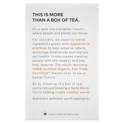 TAZO Organic Chai Black Tea Bags, Chai Tea, 96 Count (Pack of 12)
