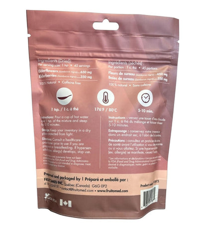 Elderflower & Elderberry Bulk – Herbal Tea Blend for Wellness (Makes up to 75 Cups) | Ideal for Baking, Jelly & Cookies | 75 g (Loose Bulk)