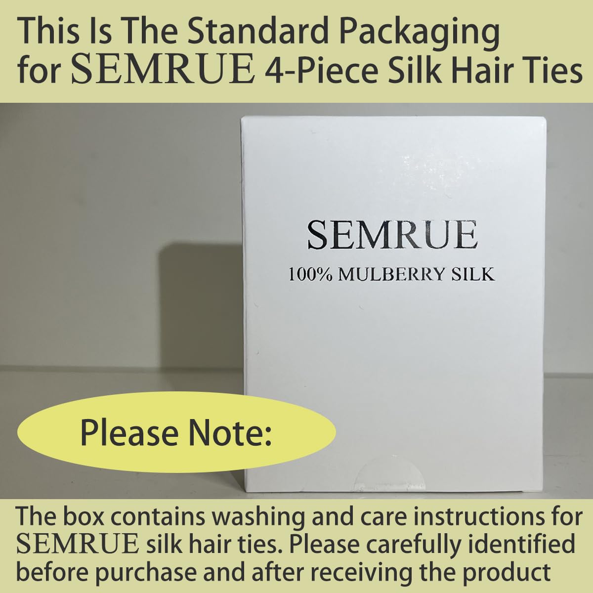 22 Momme 100% Pure Mulberry Silk Scrunchies (4 PCS) - Small Hair Elastics and Ties for Women, Sleep Hair Care, No Damage, Black