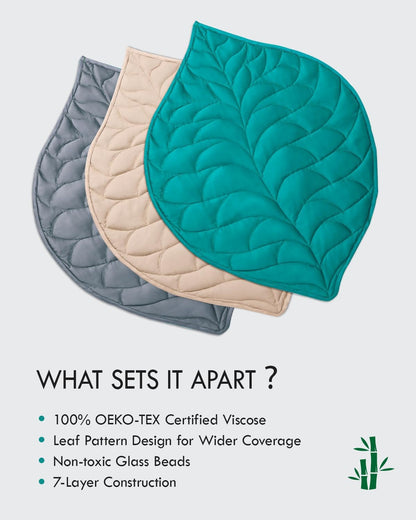 Kaisa Weighted Lap Blanket 7 lbs 41" x 53", Cozy Luxury Crystal Velvet Small Weighted Blanket for Adults, Portable Travel Weighted Blanket for Relaxation, All-Season Blanket, Machine Washable, Green