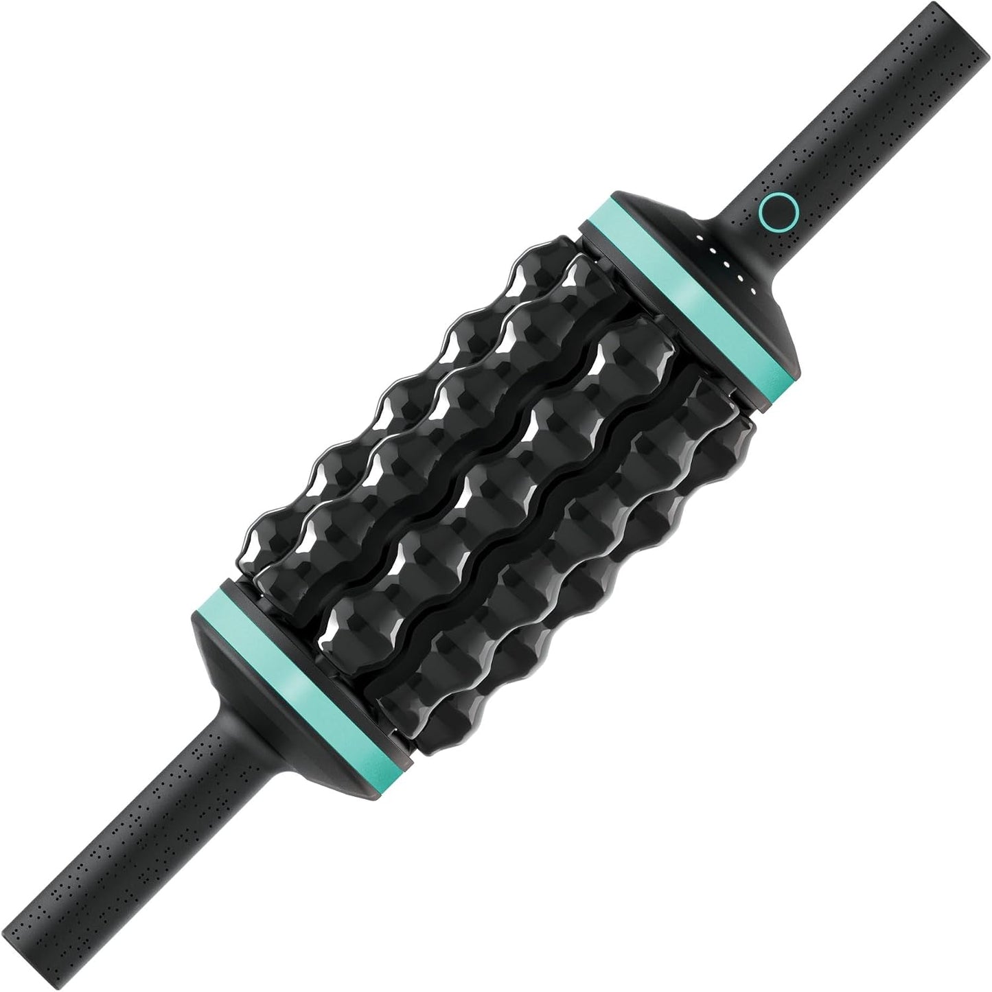 Chirp RPM Rolling Percussive Massager – Deep Tissue Muscle Massager and Back Roller with Hands-Free Base, Rechargeable Leg Massager Roller, 5-Speed Massage Roller Stick for Legs, Foot & Calf Massager