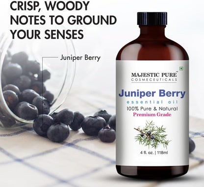 Majestic Pure Essential Oil with Glass Dropper - Essential Oils for Diffuser, Aromatherapy, Soap and Candle Making, Lavender Essential Oil, Lavender Oil, 4 Fl Oz