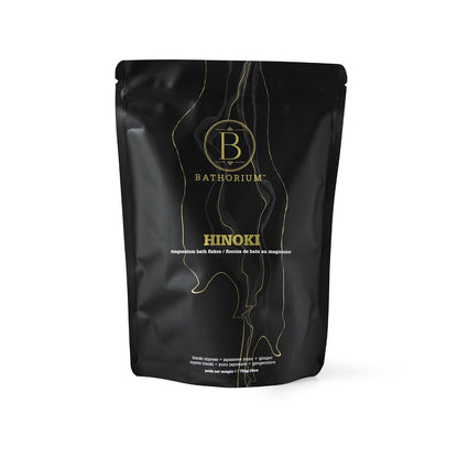 Bathorium Hinoki Magnesium Chloride Bath Flakes, 26 oz