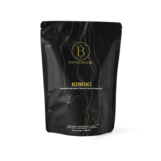 Bathorium Hinoki Magnesium Chloride Bath Flakes, 26 oz