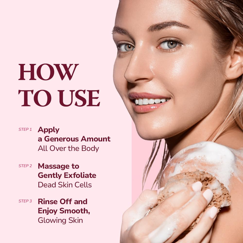 HIMALAYA PINKSALT Daily Scrub & Body Wash 21.1oz