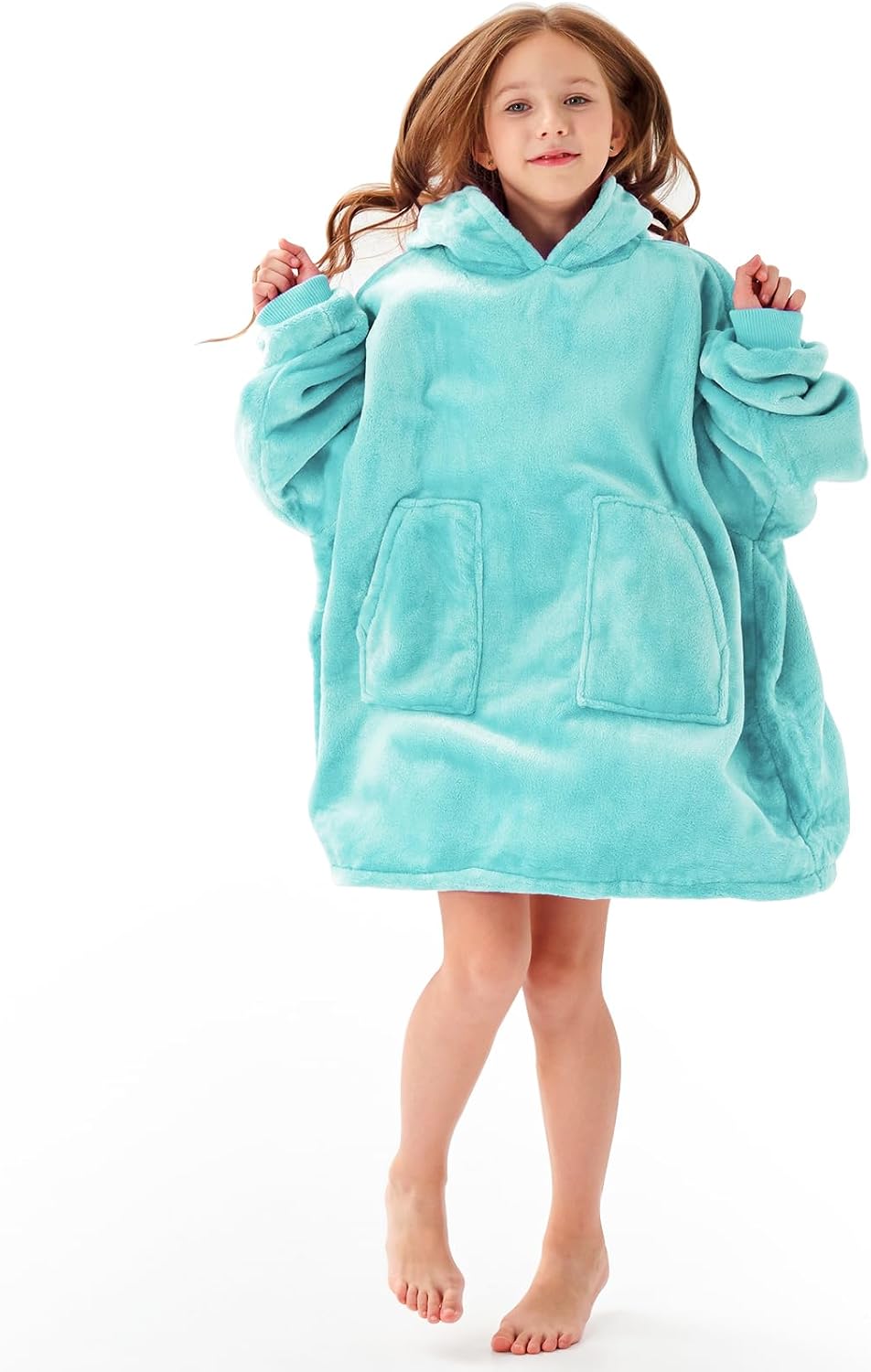 Aemicion Strawberry Blanket Hoodie,Oversized Sherpa Wearable Hooded Blanket,Warm Cozy Sweatshirt Gifts for Women Girls Adult
