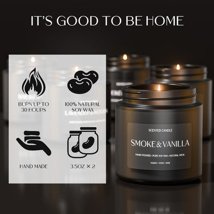 Scented Candle Gift Set, Soy Candles for Women, Sleep Candles for Home Scented, 2 Pack Aromatherapy Candle for Relaxing, Sleep, Stress Relief & Home Decor