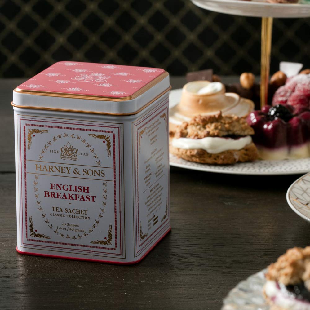 Harney & Sons Black Tea, English Breakfast, 20 Sachets