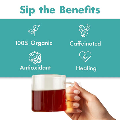 Big Heart Tea Co. Tea Bags - Edith Grey - Direct Trade Malawi Caffeinated Black Tea in Zero Plastic Sachets with Small Batch Organic Whole Herbs - Red Rose, Bergamot Oil, 20 Tea Bags