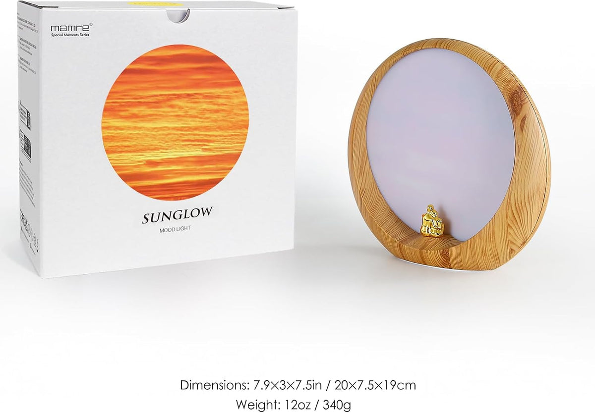 mamre Romantic Dimmable Sunset Lamp Home Decor Sunset Table Lamp Gift for Living Room Bedroom