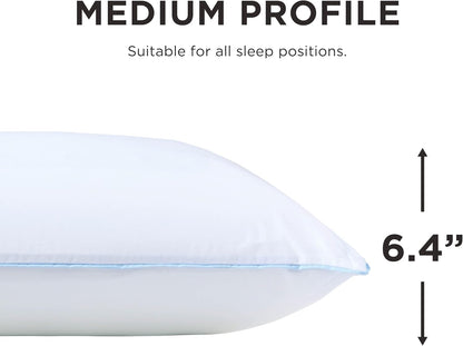 Tempur-Pedic TEMPUR-Cloud Dual Cooling Pillow, Queen, White
