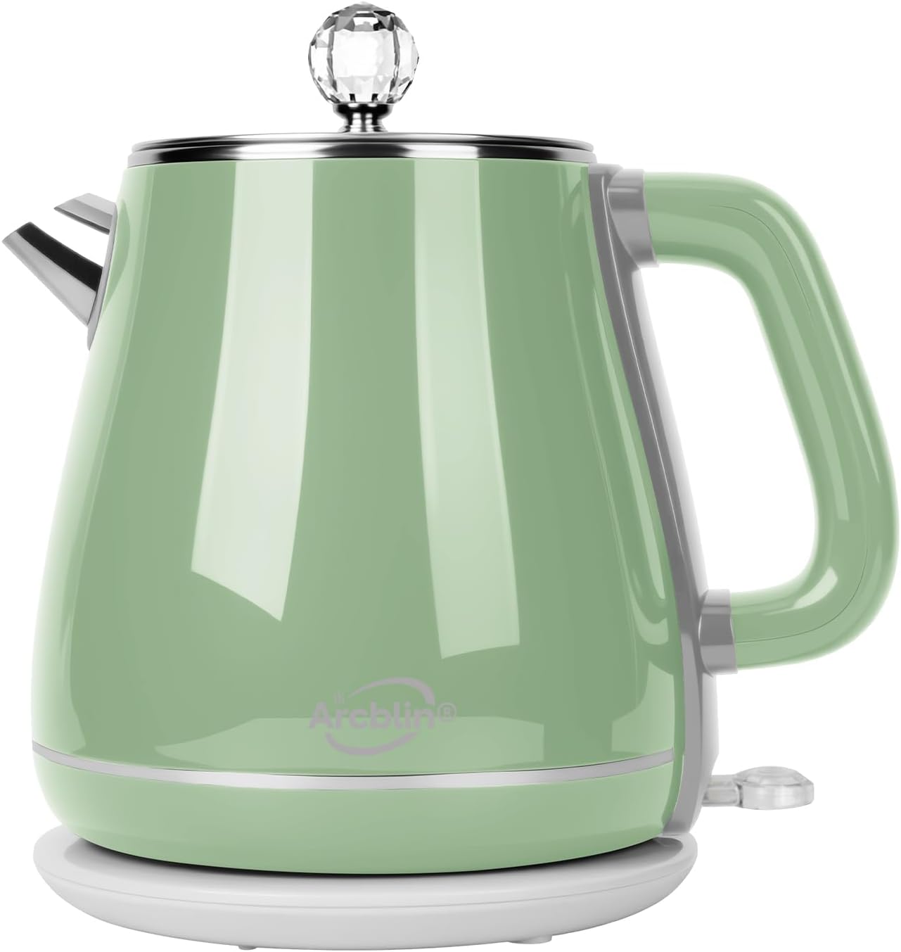 1.8L Electric Kettle, Tea Kettle with Fast Boil 1350W, Pearl White