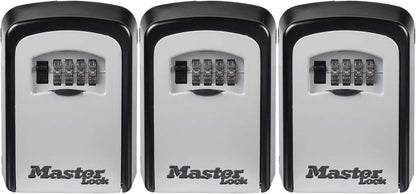 Master Lock 5-Key Combination Safe Black/Silver 5401D