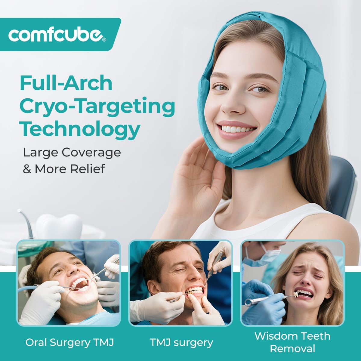 Neck Ice Pack Wrap for Cervical Pain, 2 Hours Long Lasting Cold