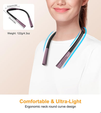 Gritin Book Light,Eye Caring 3 Colors & Stepless Dimming Neck Reading Light