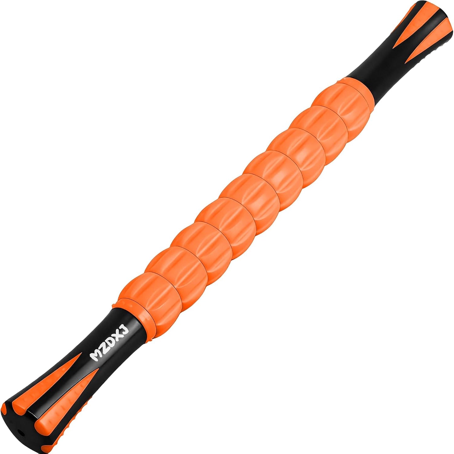 Muscle Roller Massage Roller Stick- Deep Tissue Fascia Blaster for Myofascial Pain Relief, Lymphatic Drainage & Body Sculpting, Handheld Physical Therapy & Recovery Tool (Pink black-18 inch)