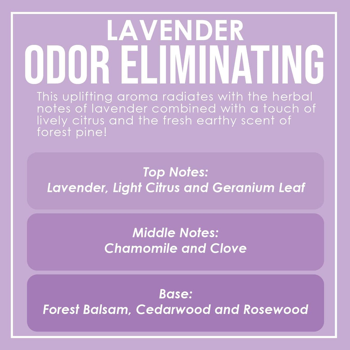Vanilla Bean Odor Eliminating Highly Fragranced Candle - Eliminates 95% of Pet, Smoke, Food, and Other Smells Quickly - Up to 80 Hour Burn time - 12 Ounce Premium Soy Blend - Colors A