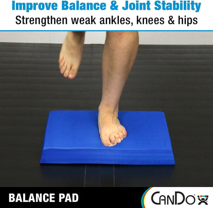 CanDo Balance Pad - Foam Stability Trainer for Balance, Stretching, Physical Therapy, Mobility, Rehabilitation and Core Strength Training
