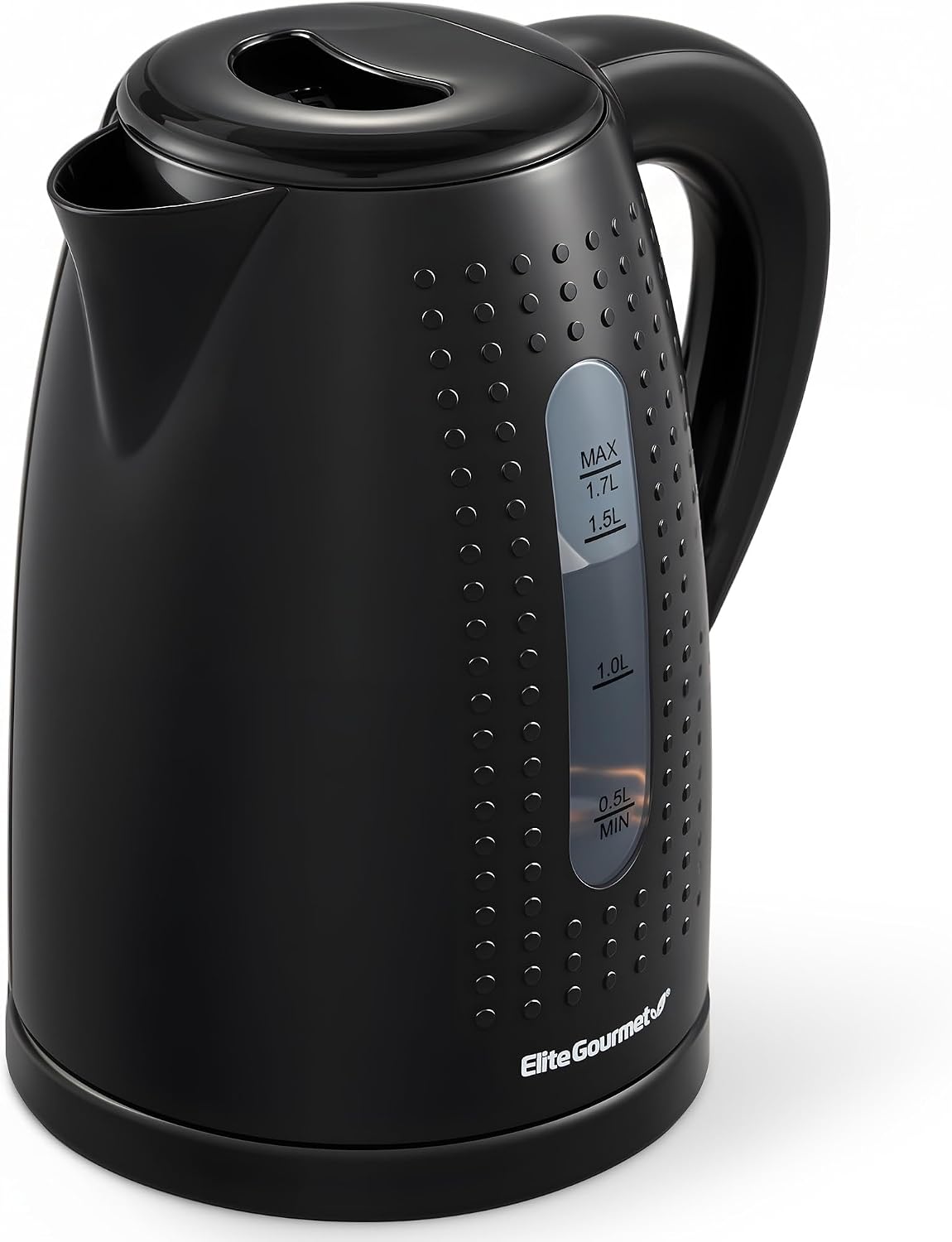 Elite Gourmet EKT5051 1.7L Electric Water Kettle, BPA-Free Fast Boil, Black